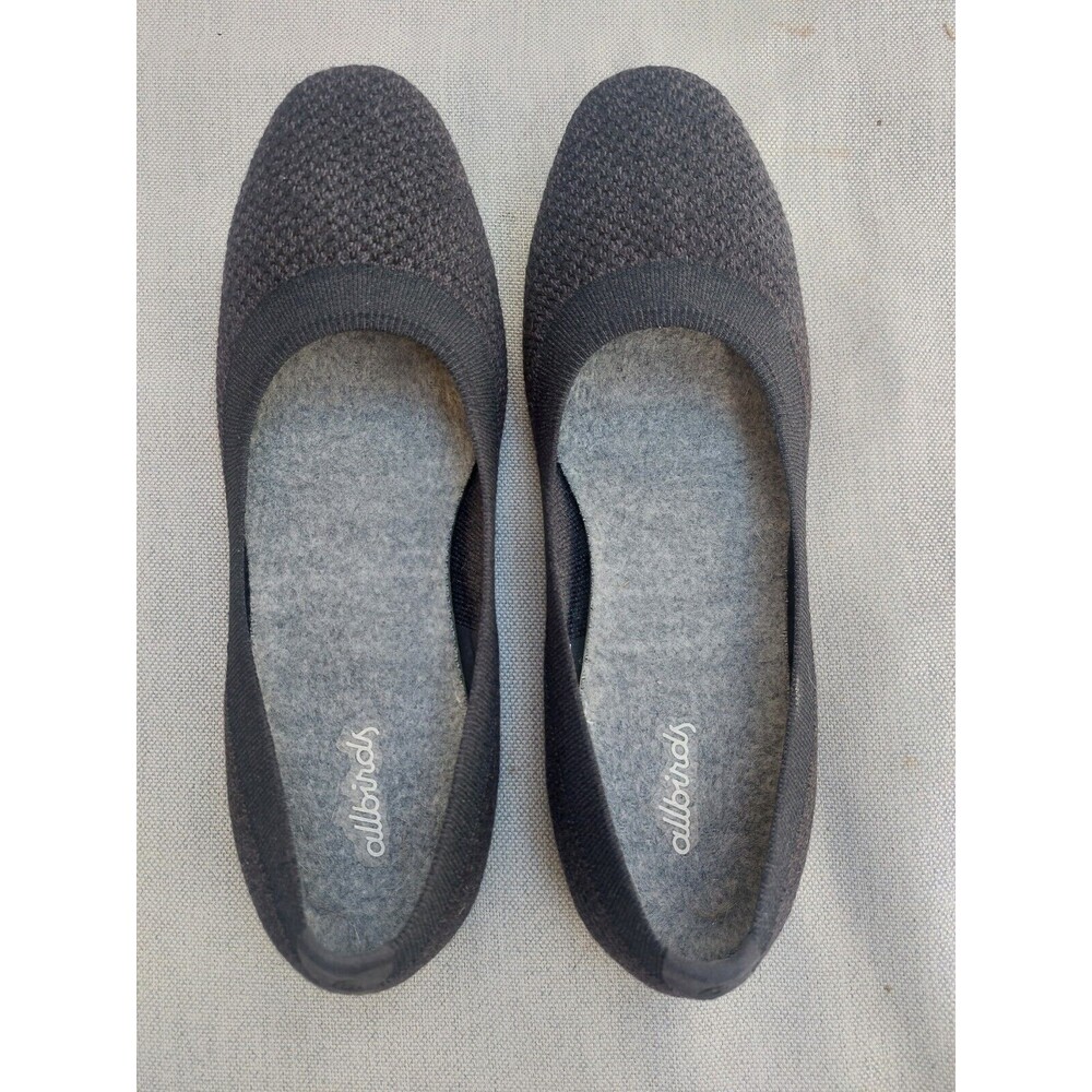 Allbirds Tree Breezers Dark Grey Flats Size 8 - Picture 6 of 7